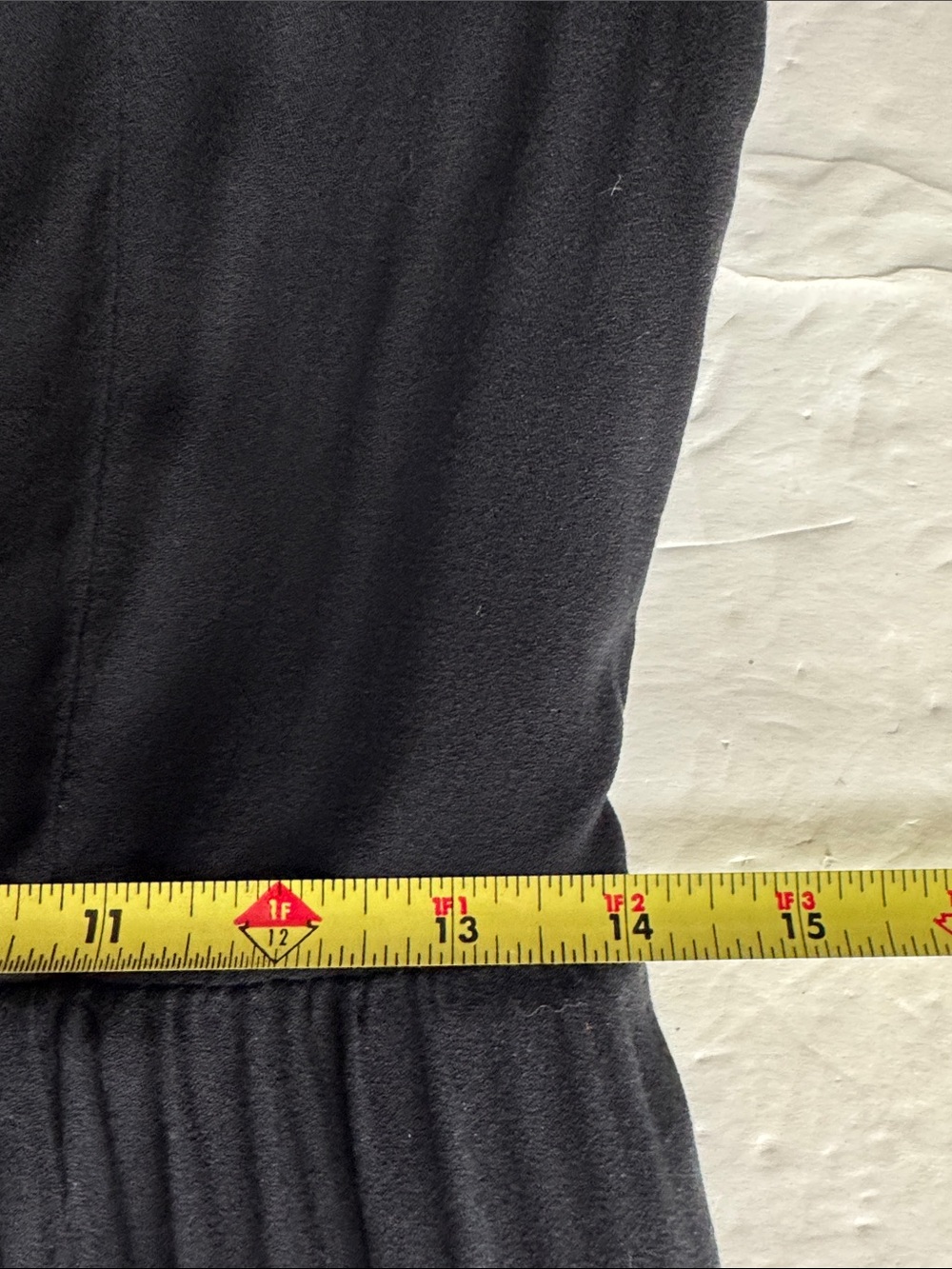 And Now This square neck Black Long-Sleeve Midi Dress slit M casual witchy - Picture 9 of 13